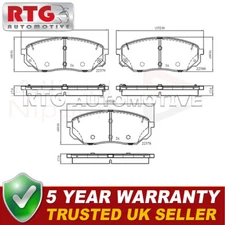 Front Brake Pads Set Fits Kia Sorento 2015- Hyundai Santa Fe 2018-