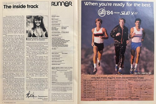 1983 The Runner Magazine March Kenya Olympic power, Nike ad - Picture 12 of 24