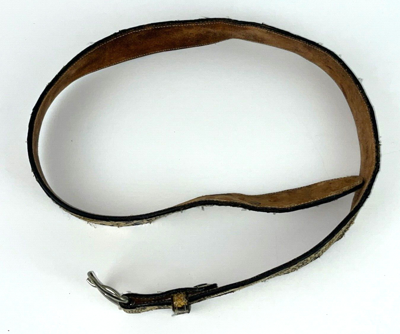 ACME Women's Patchwork Genuine Python Leather Bel… - image 4