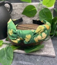 New St. Patrick s Day Shamrock Clover Twist Fabric Headband Free Ship 807 808