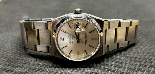 VINTAGE ROLEX OYSTERQUARTZ DATEJUST 17000B Stainless Steel WATCH 36mm 1970's🔥🔥