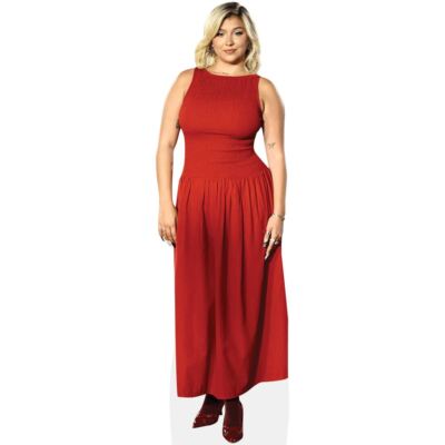 Caity Baser (Red Dress) Pappaufsteller mini