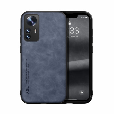 Hülle für Xiaomi 14T Redmi Note 13 Pro 12 10 9S Magnetische Schaffell-Leder Case