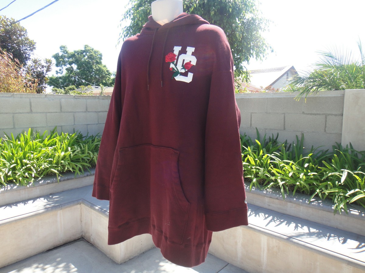Undercover Jun Takahashi HOODED SWEATSHIRT Bordeaux Embroidered