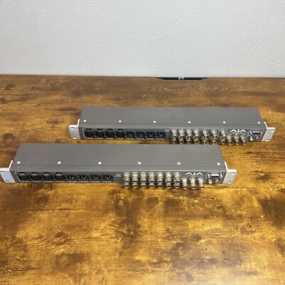 Lot Of 2- AJA K3-Box 102053 and Kbox 101736 Media Breakout Box