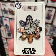 Disney Pin authentic Star Wars spinner Disneyland exclusive