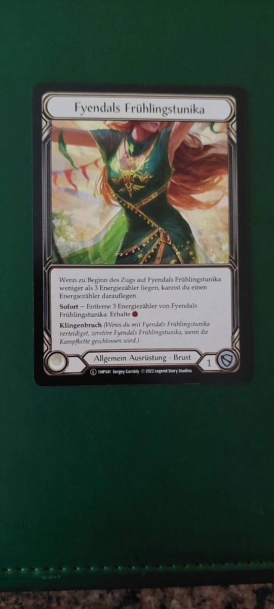 Fyendals Spring Tunic - History Pack: German - FBB Flesh and Blood TCG FaB  HP1