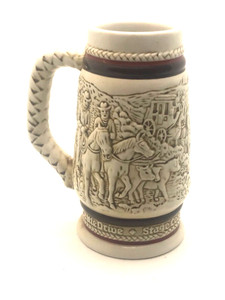 Vintage Avon Mini Beer Stein Mug Cattle Drive 1983