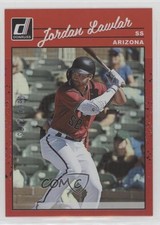 2023 Panini Donruss Retro 1990 Variation Holo Red /2023 Jordan Lawlar #244 4z8