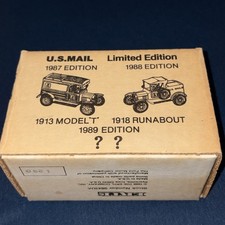 Ertl 1918 RUNABOUT Truck Coin Bank US Mail Limited Edition 1988 Collector 1/25