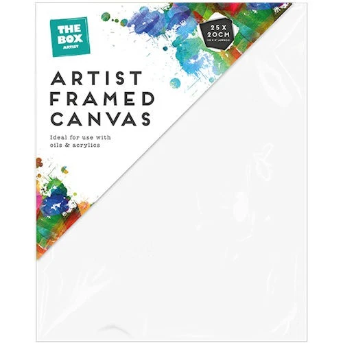 Artist Framed Canvas - 25cm x 20cm Oils & Acrylics Paint Painting Stretched