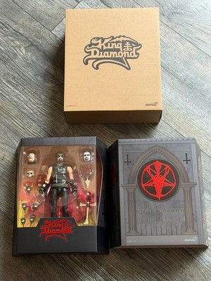 KING DIAMOND Super7 Ultimate Figure Box Set + Logo Box 2021 Sealed Mercyful Fate