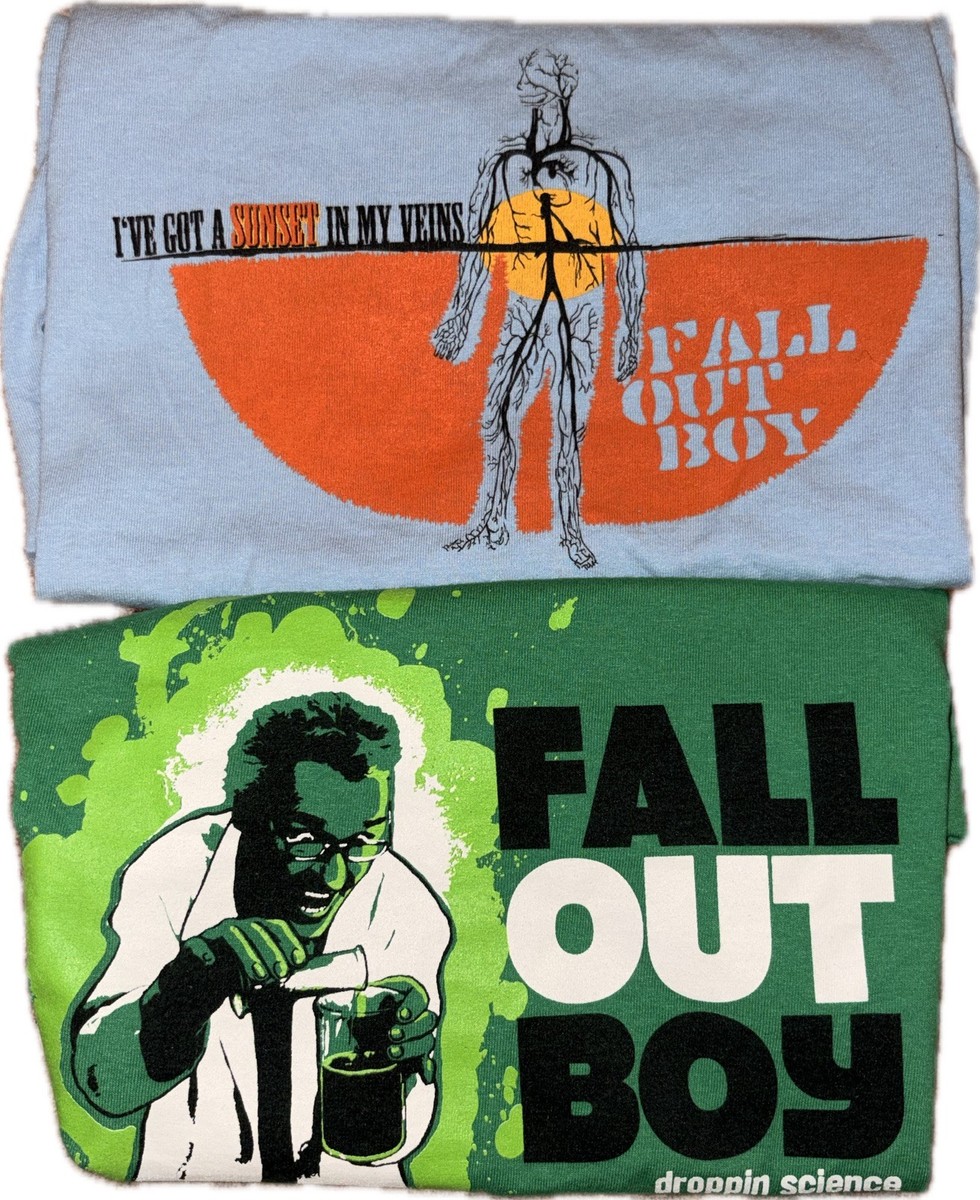 VTG Children's Medium Fall Out Boy Droppin Science & Sunset in my