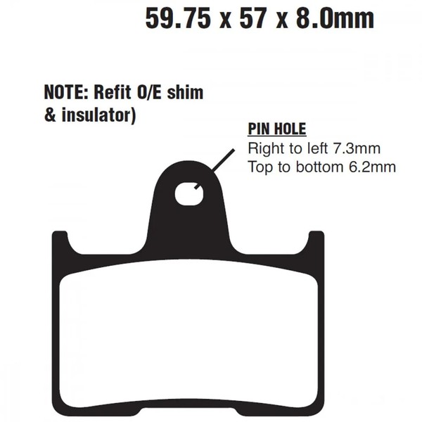 Bremsbelag EBC FA254V Hinten FüR Harley Davidson XL 883 N Sportster Iron 2014-image