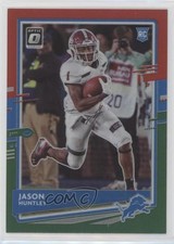 2020 Panini Donruss Rookie Optic Preview Red & Green Prizm Jason Huntley 0c2