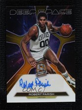 2022 Spectra Deep Space Signatures Gold Prizm 10/10 Robert Parish Auto HOF 19fe