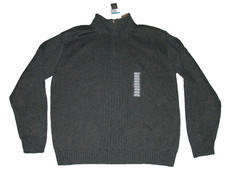 NWT Oscar De La Renta Mens Size XL 1/4 Zip Sherpa Collar Sweater