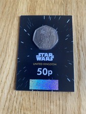 Star Wars 2023 Luke Skywalker Princess Leia 50p Bunc Coin In Protective Sleeve