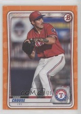 2020 Bowman Draft Orange Border 9/25 Hans Crouse #BD-6 c7y