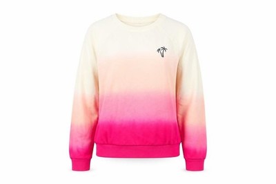 Marine Lagenlook Damen Pullover Sweatshirt Gr. M UK '' Mehrfarbig Langarm