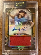2024 Topps Triple Threads Aaron Nola Patch Auto Relic GU /25 AJR-AN #2926 S