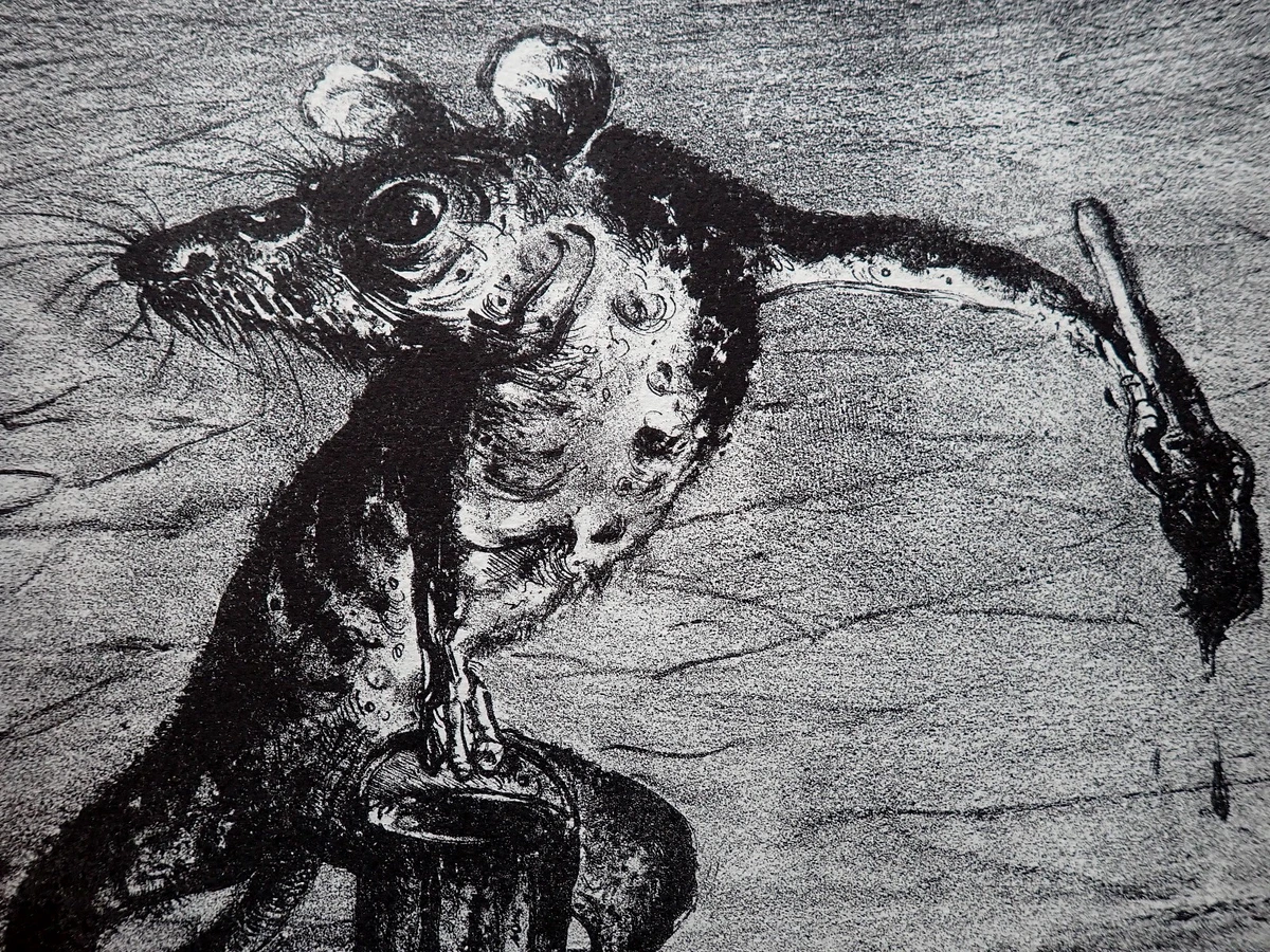 LLL! „Die Ratte" Druck! Nationalsozialismus Holocaust Trump Nazis A. Paul Weber