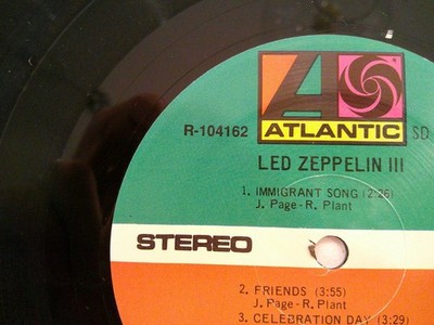 LED ZEPPELIN III LP ULTRA RARE 197? SD 19128 SPECIALTY R-104162 CAT ...