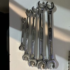 Snap-on 14-1316 Rxh605 Sae Double End Flare Nut Line Wrench Set Underline