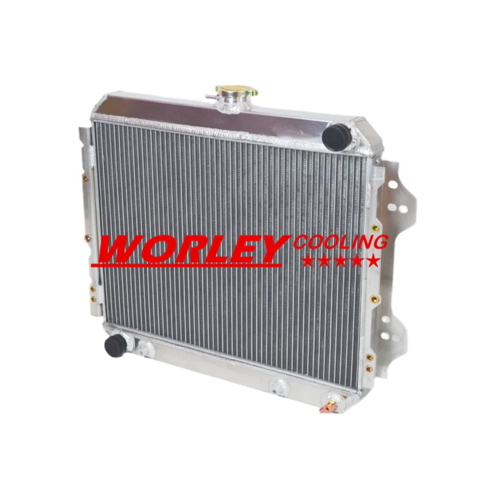 NJ-All Aluminum Radiator For 1979-1981 TOYOTA CELICA, 1981-1982 TOYOTA CORONA Foto 2 de 4