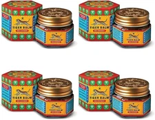 Tiger Balm Red Ointment 21ml Pack of 4 Ayurvedic Pain Relief for Joint Body Pain