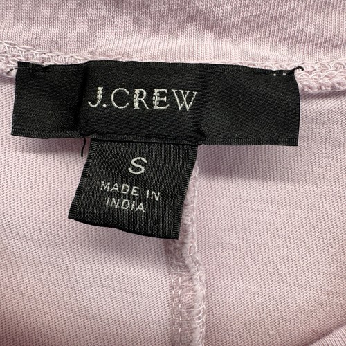 J Crew Pink Cotton Jersey Casual Short Sleeve T Shirt Dress Made In India Small - Picture 6 of 10