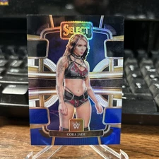 2024 WWE Panini Select Cora Jade Black Blue Prizm Concourse Level #67 (257/399)