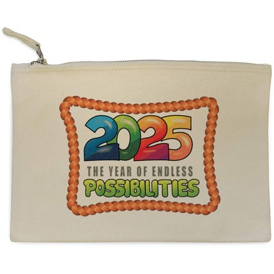 Canvas Clutch / Accessoire Case ''The Bright Horizons of 2025'' (CL00042110)