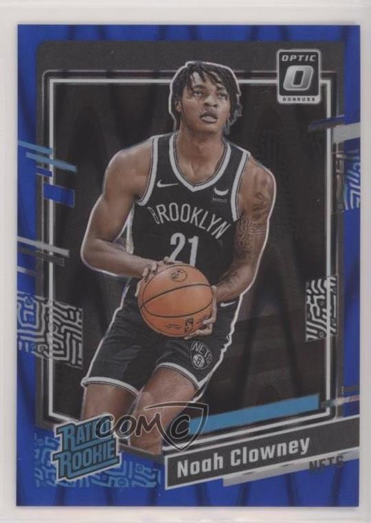 2023 Panini Donruss Optic Blue Seismic Prizm 124/249 Noah Clowney Rookie RC