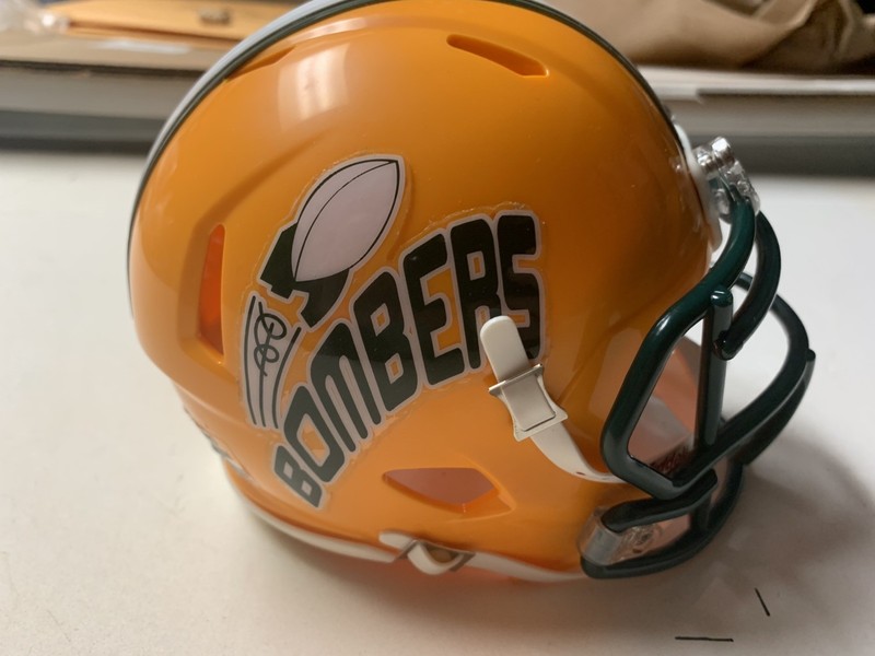 IFL ARENA FOOTBALL GREEN BAY BOMBERS 1999 NEW MINI HELMET  RIDDELL 
