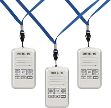 RT20 Walkie Talkies for Adults, Wearable Small Walkie Talkie for Seniors Elderly