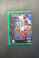 2025 Bowman Scouts Top 100 Chrome Tink Hence #BTP-38 Green Refractor /99