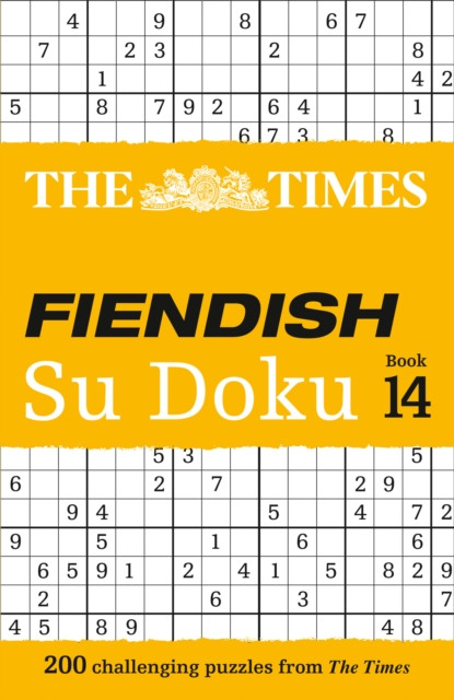 The Times Fiendish Su Doku Book 14 by The Times Mind Games (Paperback Book)
