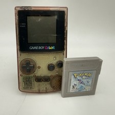 NINTENDO Game Boy Color 1998 Atomic Purple Pokemon Silver with New Battery