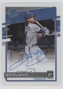 2020 Panini Donruss Optic Rated Rookie Signatures Bo Bichette #RRS-BI Auto RC