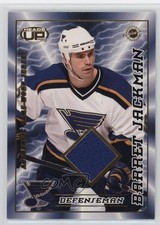 2003 Pacific Heads Up Authentic Game-Worn Jersey /1200 Barret Jackman #23 1o1v