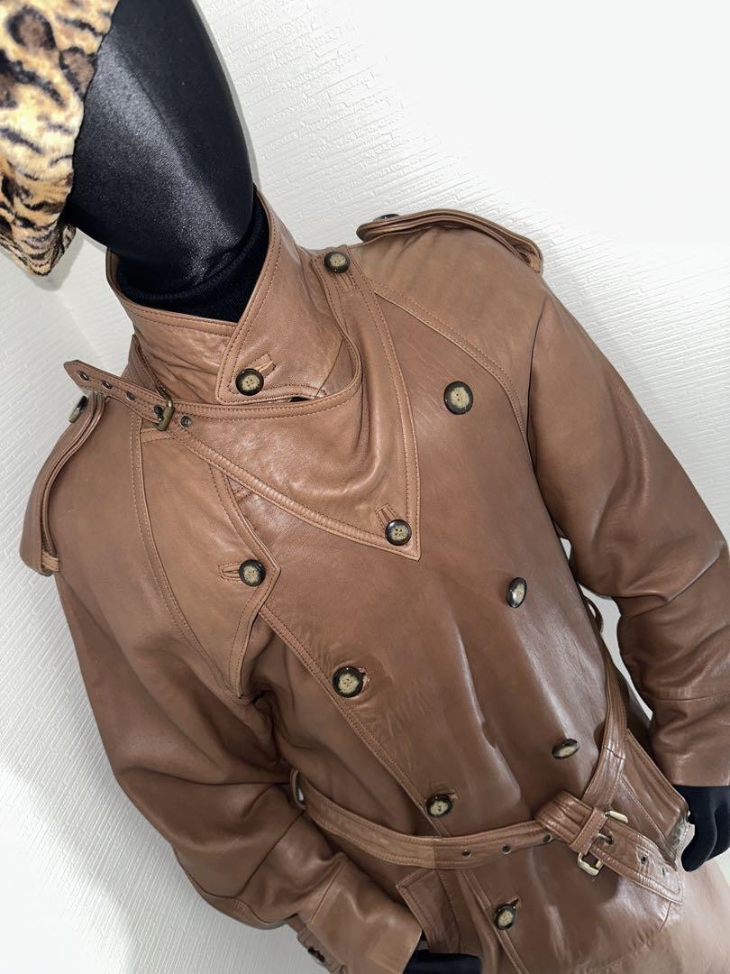 ジャケット・アウター EURO vintage leather motorcycle coat EURO vintage leather motorcycle coat size XL | eBay