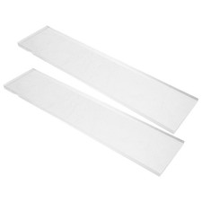 2Pcs Transparent Acrylic Floating Shelves for Medicine Cabinet Replacement