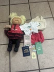 Cabbage Patch Kids Doll Blonde Hair Spanish Dress World Traveler Vintage 1985