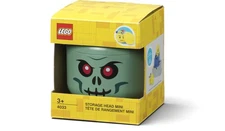 LEGO Mini Stackable Storage Head, Green Skeleton [Used Very Good Toy] Green, B