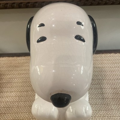 Vintage Benjamin & Medwin Ceramic Snoopy Cookie Jar Peanuts