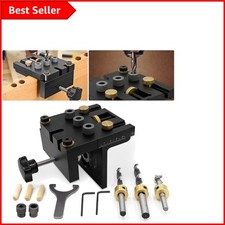 Adjustable Pocket Hole Jig for Quick and Easy Wood Projects - 6mm to 15mm