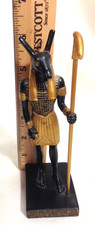 6 Inch Anubis Egyptian Guardian Jackal Statue Figurine 2010 PCT