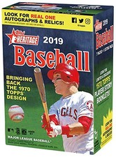 Topps 2019 Heritage Baseball Blaster 8 Packs/9 Cards