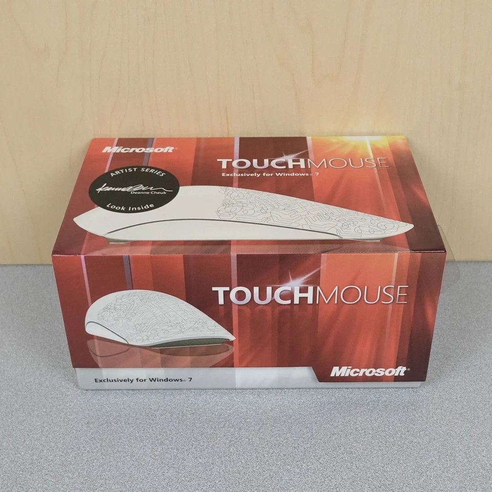 Microsoft Touch Mouse Limited Edition Artist Series Deanne Cheuk Windows 7 NEW - Image 4 of 4
